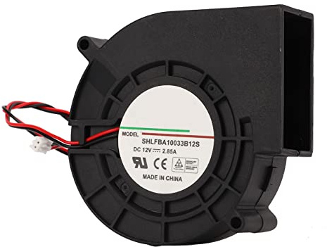 Ventilateur Centrifuge sans Balais DC 12V, Ventilateur de Refroidissement sans Balais, Ventilateur Centrifuge à Haut Débit D'air 2.85A 5400RPM, Ventilateur Centrifuge de Refroidissement, pour Disposit
