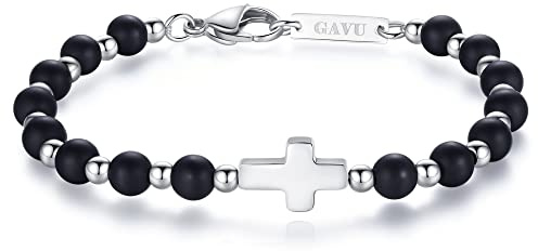 GAVU Perlenarmband mit Kreuz Charm