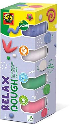 SES Creative Plastilina Feel Good - Relax (4x90gr)