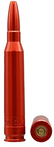 WPW Pufferpatronen Kaliber .270 Winchester Aluminium eloxiert mit Messingschlagfläche - 2 Stück