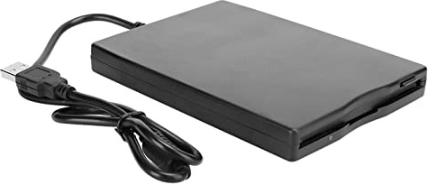 Agatige Unidad de Disquete portátil, Lector de Tarjetas de 3,5 Pulgadas, Accesorio de computadora Externo con Disco extraíble para computadora portátil de Escritorio