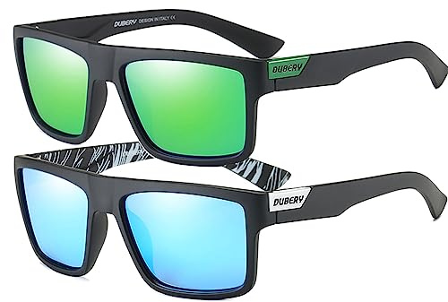 HGDGears Vintage Polarisierte Sonnenbrille Herren und Damen,Fahren,Radfahren,Angeln,Reise,UV400 Schutz Sonnenbrillen für Herren