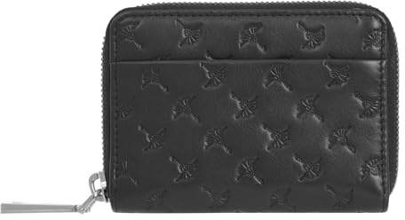 Joop! - Geldbörse für Damen in Schwarz, Kleine Brieftasche mit den Maßen 11 x 8 x 1 cm