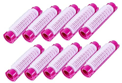 Ipetboom 20stücke DIY Haarwickler für Wellige Haare Tragbare Haarstyling-roller zum Volumen und Formen ohne Schaden Einfache Anwendung und Sicherer Halt Dank Fester Klemme für Lockenliebhab