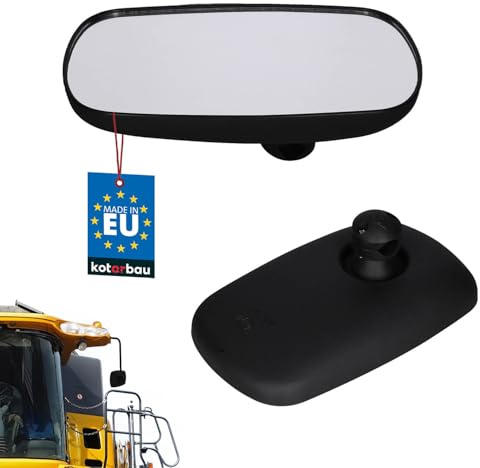 KOTARBAU® Panorama-Universalspiegel für Traktor Außenspiegel 264 x 158 mm LKW Traktor-Spiegel Rückspiegel Landmaschinenspiegel mit Verstellknauf Wohnmobil Teleskopspiegel Autospiegel Anhänger