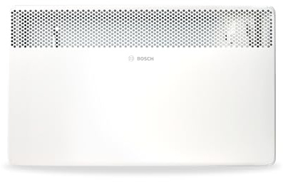 Bosch Heat Convector 4000-20 – Termoconvettore elettrico per ambienti fino a 20 m² – Regolabile – Display LED – Protezione surriscaldamento e sicurezza bambini – Montaggio facile – 2000 W
