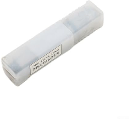 Mini portabrocas de metal para contrapunto con cono MT2 para eje Jacobs Taper #33, capacidad de 5/64 a 1/2 pulgadas, incluye llave
