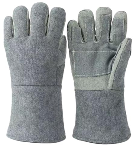 Bbq Gloves, Heat Resistant - Waterproof, Oil Resistant, Smoker, Cooking, Barbecue, Turkey Fryer, Oven Baking(500℃/S/B)