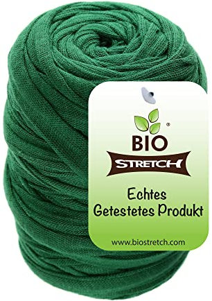 Biostretch Fascette da Giardino Morbide per Piante da Interno ed Esterno – Resistenti ed Elastiche, Tagliabili a Misura, per Piante Rampicanti, Pomodori e Giardinaggio a Casa (20m / Verde)