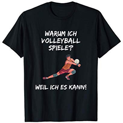 Volleyball Spruch Lustig Beachvolleyball Aufschlag Trikot T-Shirt