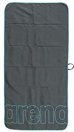 ARENA Mikrofaser Handtuch Gym Smart Plus, 005312, Dark_grey-sky, Einheitsgröße