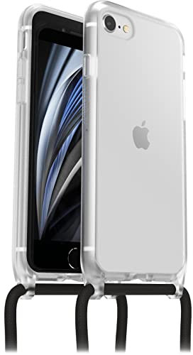 OtterBox React Necklace Case for iPhone 7/8/SE 2020/SE 2022, Ultra-Slim, Protective Case with Adjustable and Detachable Necklace Strap, Tested to Military Standard, Clear