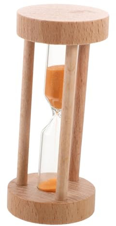 Zerodeko 3pcs Elegant Wooden Hourglass Timer Clock Sand Timer for Cooking Games Decorative Sandglass