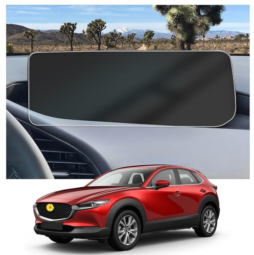 CDEFG Compatible con Mazda 3 / CX30 CX-30 2024 Facelift Foil de Protección de Navegación 4H 10,25 Pulgadas GPS Protection Film Navi Folie CX30 2024 Accesorios 2 Piezas (sin orificio)