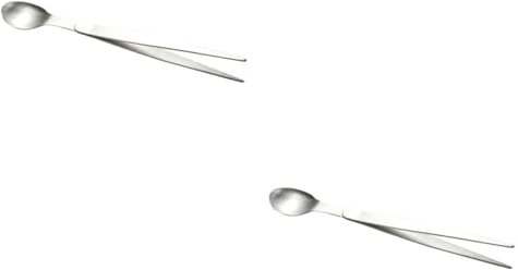 Beatifufu 2stücke Edelstahl Probierlöffel Integrierter Löffel Mit Essstäbchen Und Für Hotel Zuhause Und Küche Leicht Kompakt Rostfrei Und Vielseitig Einsetzbar