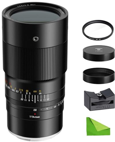 TTArtisan 100mm F2.8 Macro 2X Manual Focus Lens Full Frame Camera Lens for Sony E-Mount Cameras A7 A7II A7III A7IV A7R A7RII A7RIII A7RIV A7RV A7S A7SII A7SIII A7C A7II A7CR A1 A9 A9I A9III ZV-E1