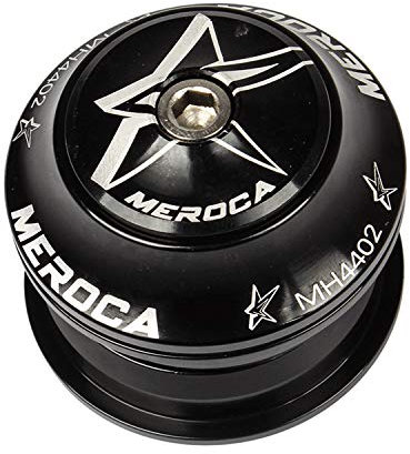 ZiYouao Headset Cap MTB Headset MTB Tapered Headset Bicycle Bowl Set Steering Bearing 44mm One-piece Headset Steering Box Bike Headset(Black)