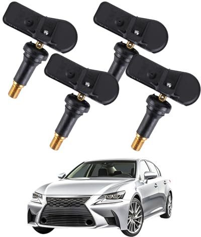 LICHENGTAI 4 unidades TPMS sensor de presión de neumáticos compatible para Citroen Berlingo C-Elysee C4 C5 DS4 DS5, Peugeot 207 208 3008 301 308 5008 508 Partner RCZ