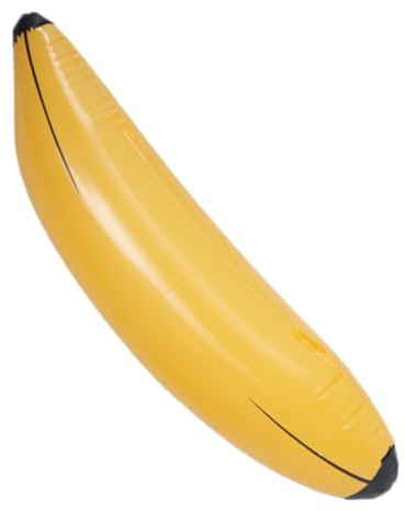 BESPORTBLE Aufblasbare Banane Als Schwimmhilfe Für Poolpartys Aufblasbares Bananenspielzeug Für Sommerfestivals Und Strandaktivitäten Leichtes Und Vielseitiges Wasserspielzeug