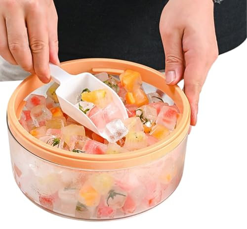 Bac À Glaçons - Moule À Glaces Réutilisable Avec Couvercle - Moule Réutilisable À Démoulage Rapide Avec Couvercle Pour Maison, Cafés, Cocktails, Fêtes, Mariages & Restaurants