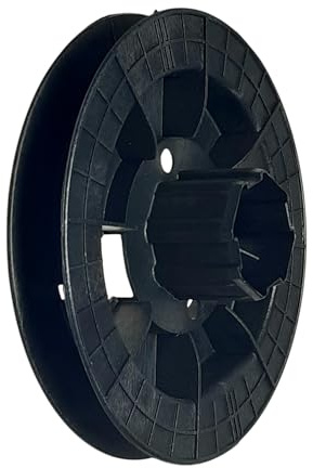 Winrodoor Disco per cinghia Ø 220 mm – con perno in acciaio Ø 12 mm – per alberi per tapparelle Ø 60 mm – disco in plastica stabile