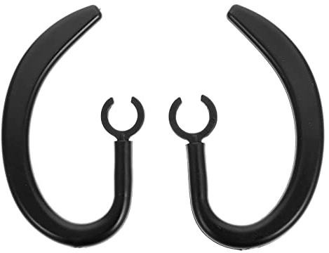 Housoutil 2 pièces Crochets Oreillettes Caoutchouc pour Écouteurs Supports et Flexibles Antichute pour Sport et Usage Noir