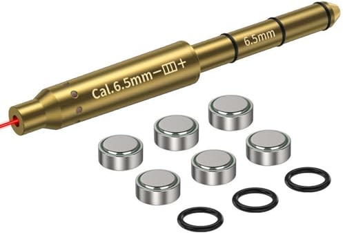 Colimador Láser 4.5mm(.177)/27mm/6.5mm/ 9mm/22LR para Armas de balines (Aire Comprimido) | Calibrar el Visor rápido - [Uso Exclusivo Actividades Deportivas]