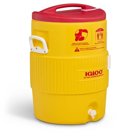 Igloo 10 Gallon 400 Series Distributore di bevande isolato, 37.9 Litro, Giallo