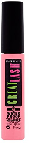 Maybelline Mascara Great Lash WTP Very Black, 12.5ml
