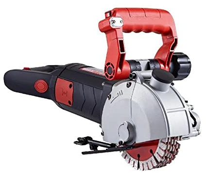 Coupeur de béton électrique 4800W, Machine à rainurer les rainures visée, scie circulaire 125mm, ensemble d'outils électriques coupe,Stabilité élevée