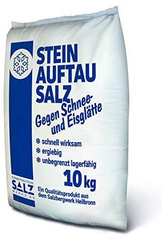 Steinauftausalz, Auftausalz, Streusalz, Tausalz im 10kg PE-Sack, bụndesweit frei Haus.