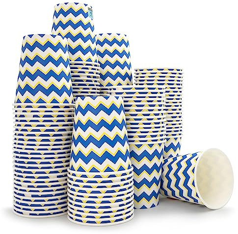 Wellsacup Mundspülbecher Papier, Zick-Zack, 1000er