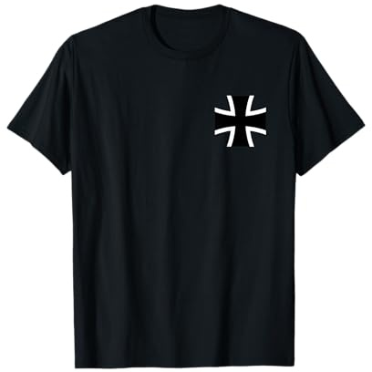 Cruz de hierro alemán LUFTWAFFE Fuerza de defensa federal Camiseta