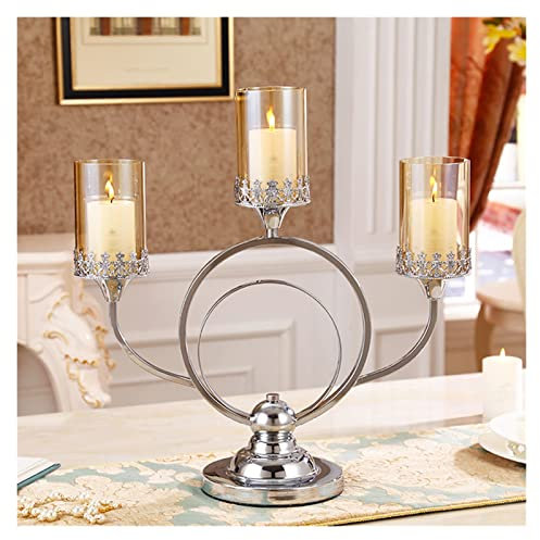 HEXEH Kerzenhalterhalter Moderne Kerzenhalter Romantische Kreative Kerzenhalter Hochzeit Dekoration Kerze Light Dinner Requisiten Metall Kerzenhalter Ornamente Kandelaber