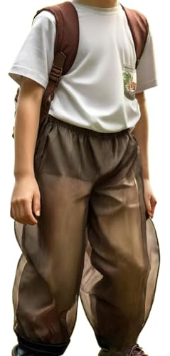 Aventik No-See-Um Mesh Youth Mosquito Jacket, Youth Mosquito Pants M&L Super Light, Keep Safe Cool, UV Protection