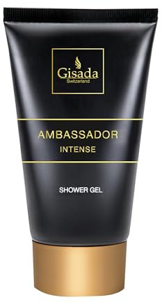Gisada - Ambassador Intense | Gel de ducha | para hombre | gel de ducha picante, vibrante, fresco y potente (100 ml)