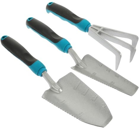 BESPORTBLE 1 Set Mini Gartenwerkzeug Set Für Schwere Pflanzen Aus Kunststoff Zum Graben Von Rasen Handrechen Garten Handschaufel Set Dreiteiliger Anzug Spachtel Kelle Pflege