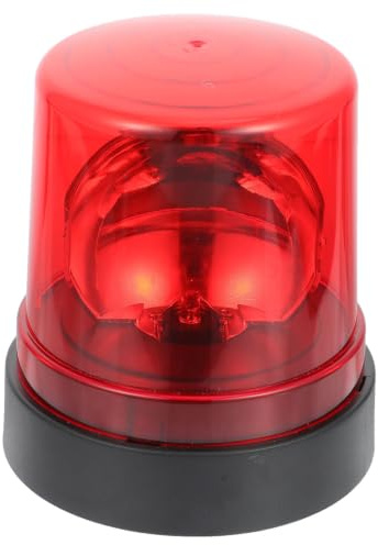 Holibanna Rotating Warning Lights Toy Led Warning Lamp Toy Kids Red Flashing Light for Firefighter Role Play Cosplay Props Emergency Alert Decoration 1 X Firefighter Lamp