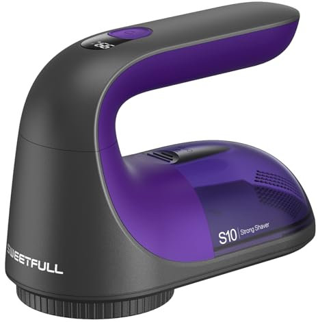 Levapelucchi Elettrico,Levapelucchi Ricaricabile per Vestiti e Mobili,Ricaricabile Type-C Togli Pelucchi Elettrico per Abiti - 3 Velocità,Display LED - Perfetto Regalo per Donne e Famiglia