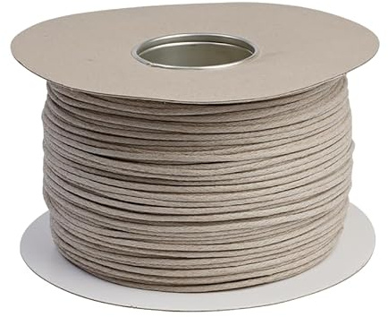 Black Barn Upholstery Supplies Braided Paper Piping Cord 6mm / 25m Length