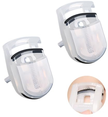 2PCS Eyelash Curler Portable Lash Curler Mini Travel Eye Lashes Curlers Professional Eyelash Curling Clip Makeup Tools