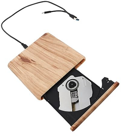 Mikikit Graveur DVD Externe USB 3.0 DVD-RW pour Ordinateur Portable