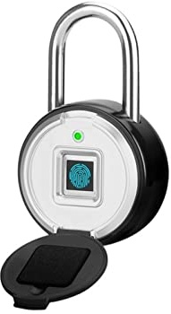 ZKLGS Cerradura Inteligente, Tuya Smart Fingerprint Candado Cerradura de Puerta electrónica App Desbloqueo Remoto Protección de Seguridad Impermeable para Casa, Dormitorio, Hotel(Tuya 2)