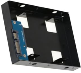 XITEA Adaptador de disco de estado sólido de 2.5 pulgadas a discos duros de 3.5 pulgadas, convertidor de bahía interna, bandeja de soporte de montaje, fácil instalación, adaptador de bahía de
