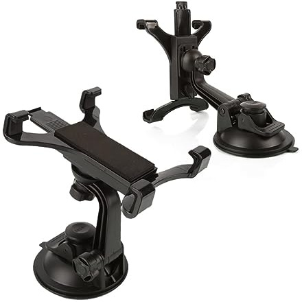 Operitacx Support de Tablette Voiture Rotatif à 360° Installation Facile en Abs Noir pour Tablette 7-9 Pouces pour Siège Arrière et Tableau de Bord