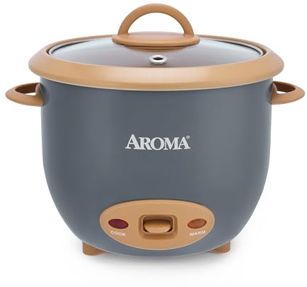 Arrocera AROMA para 6 tazas (cocidas) con superficie de cerámica CoreCoat antiadherente sin PFAS (1,5 cuartos)