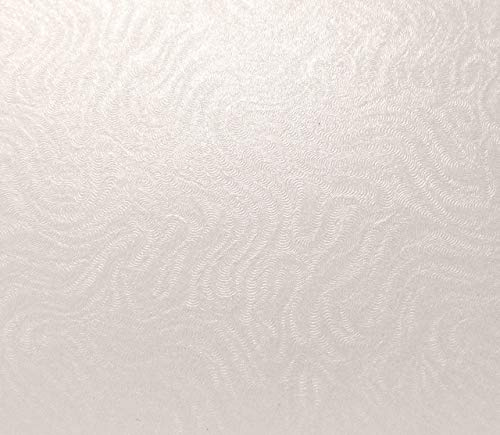10 ark A4 pärlemorliserad brokad präglad design texturerad kortkvalitet 290 gsm (elfenben)
