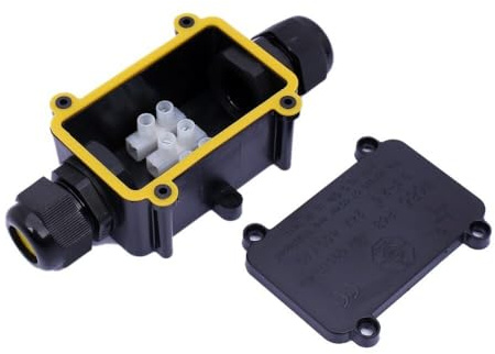 PaulStore Waterproof IP68 Junction Box Underground Cable Line Protection Sleeve Connectors (2 Way)