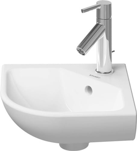 Duravit ME by Starck Eckwaschbecken Weiß Seidenmatt 435mm