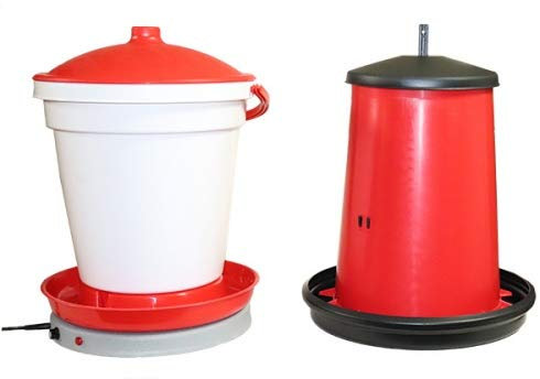 Hemel 3er Set (Tränke, Tränkenwärmer, Futterautomat)